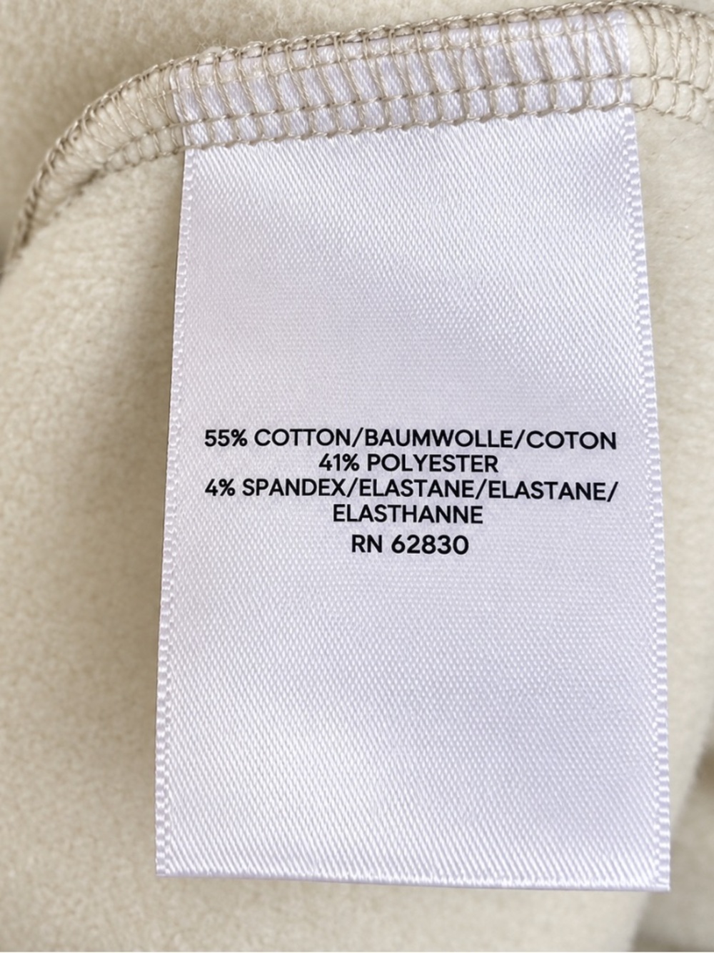 LandsEnd Wms Plus Serious Sweats Sweatshirt Shirt Jacket, Shacket - Picture 4 of 5